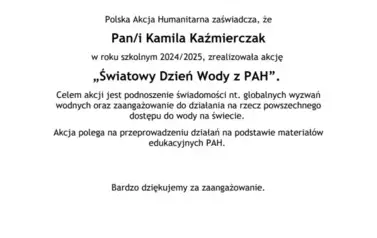 zaświadczenie