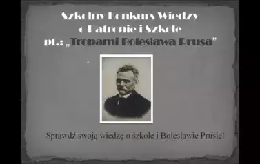 Szkolny Konkurs Wiedzy o Patronie i Szkole