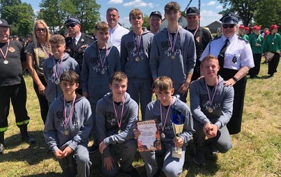 Zdjęcie do GMINNE ZAWODY SPORTOWO-POŻARNICZE