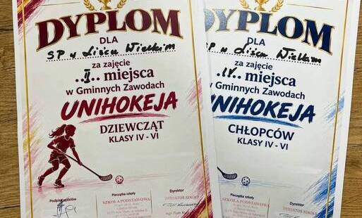Gminne zawody w unihokeja